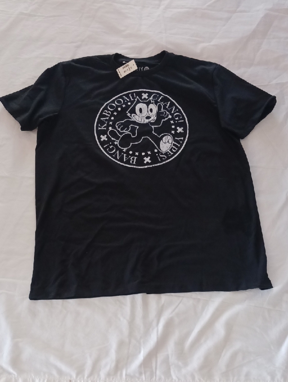 Felix The Cat 'Select Start' Black Graphic Tee